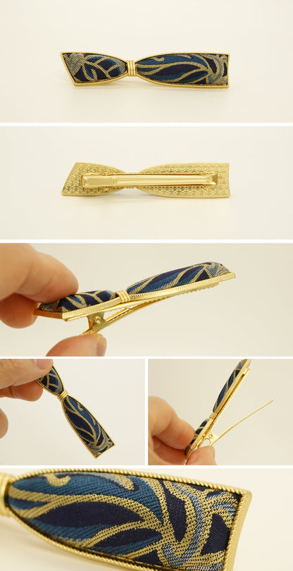 Silk Bow Hair Clip 003