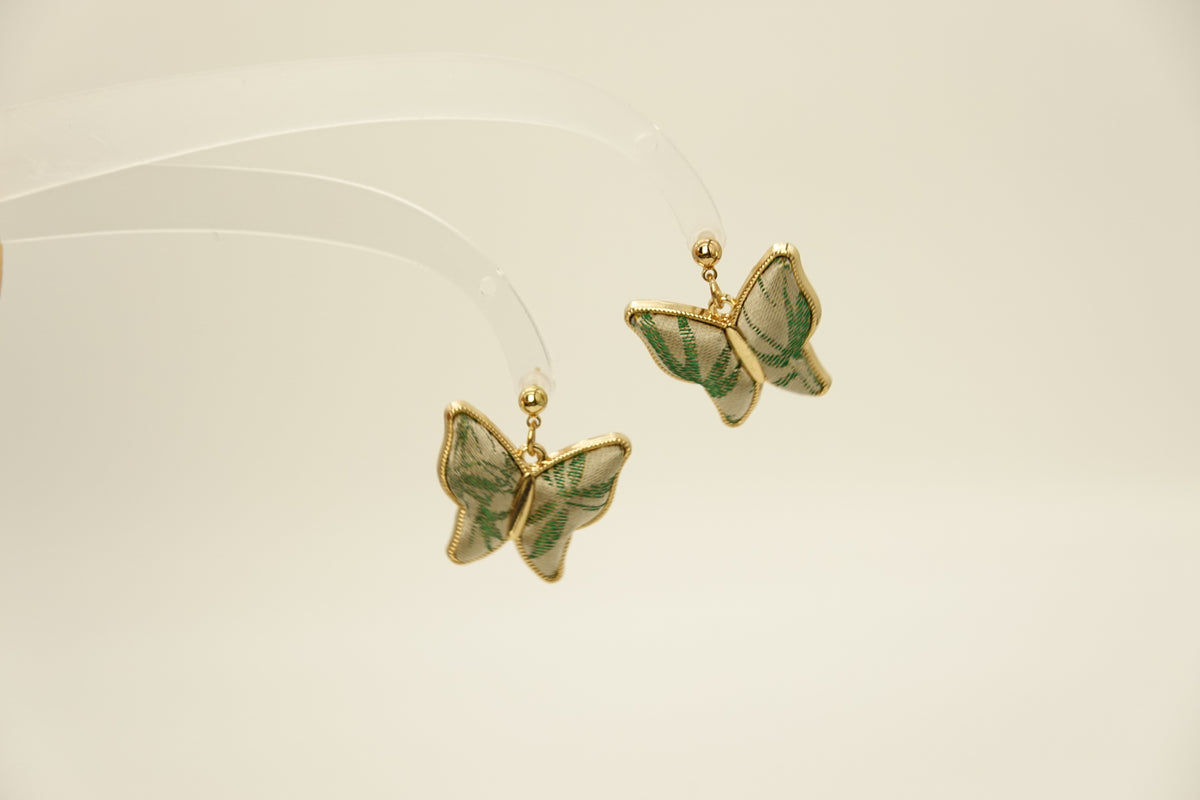 Butterfly Silk Earrings
