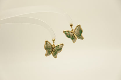 Butterfly Silk Earrings