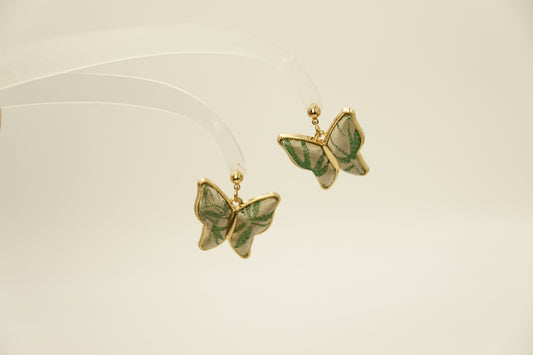 Butterfly Silk Earrings