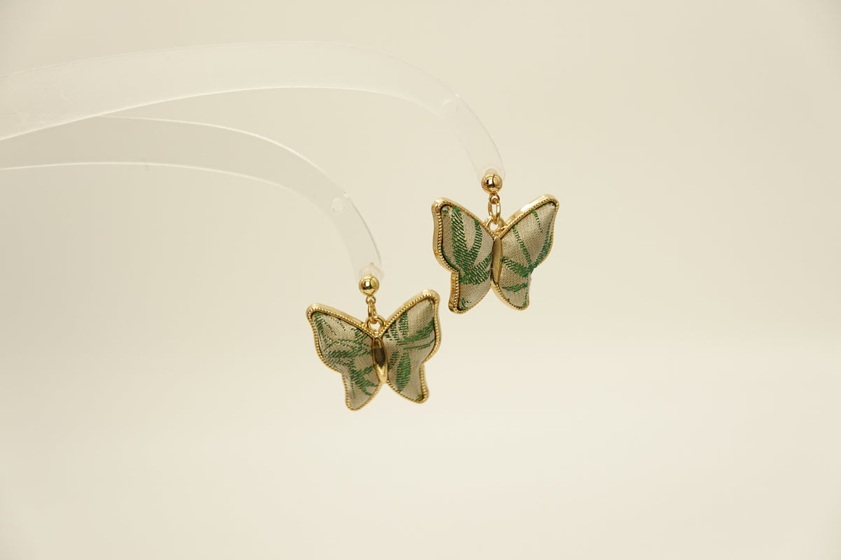 Butterfly Silk Earrings