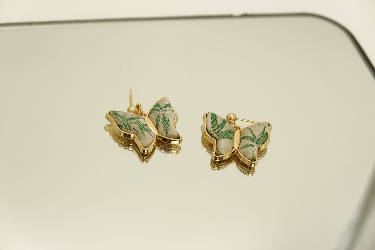 Butterfly Silk Earrings
