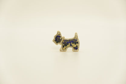 Puppy Silk Brooch