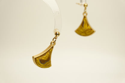 Hourglass Drop Silk Earrings