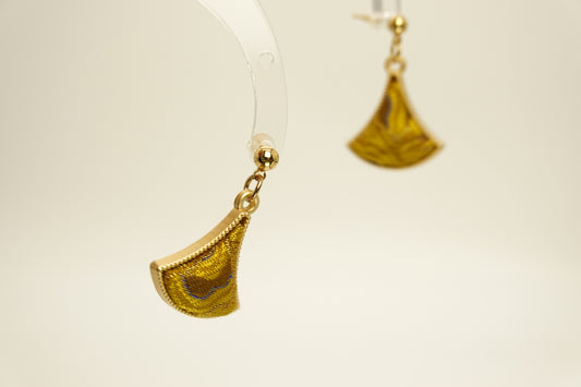 Hourglass Drop Silk Earrings